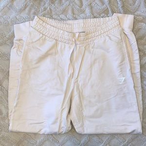 Pink Gymshark oversized joggers